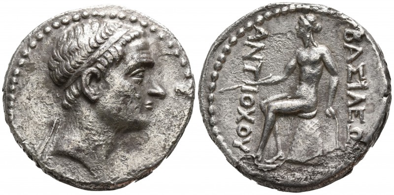 Seleukid Kingdom. Uncertain mint. Antiochos III Megas 223-187 BC.
Tetradrachm A...