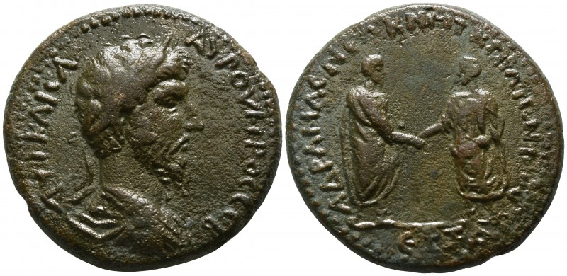 Pontos. Amaseia. Lucius Verus AD 161-169.
Bronze Æ

32mm., 19,69g.

AVT KAI...