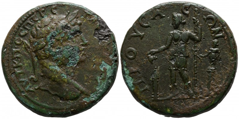 Bithynia. Prusa ad Olympon . Geta AD 198-211.
Medallion AE

32mm., 26,80g.
...