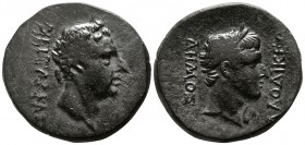 Phrygia. Laodikeia . Pseudo-autonomous issue Time of Augustus, 50 BC-1 AD. Seitalkas, magistrate.. Bronze Æ