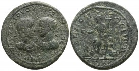 Cilicia. Flaviopolis. Maximinus I & Maximus Caesar AD 235-238, (dated local year 163=AD 235-236).. Bronze Æ
