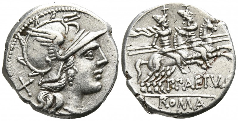 P. Aelius Paetus L. Scipio Asiagenus Aelius Paetus 106 BC. Rome
Denarius AR

...
