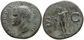 Agrippa 12 BC. Posthumous, struck by Caligula, 37-41 AD.. Rome. As Æ