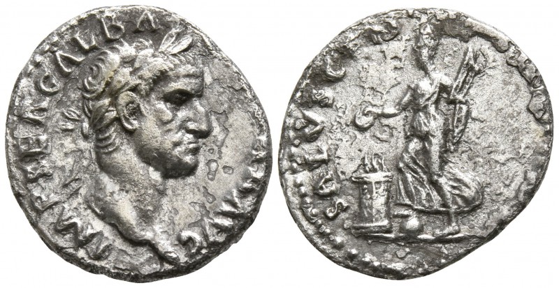 Galba AD 68-69, (circa July 68 - January 69).. Rome
Denarius AR

18mm., 3,24g...