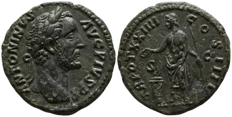 Antoninus Pius AD 138-161. Rome
As Æ

24mm., 9,74g.

ANTONINVS AVG PIVS P P...
