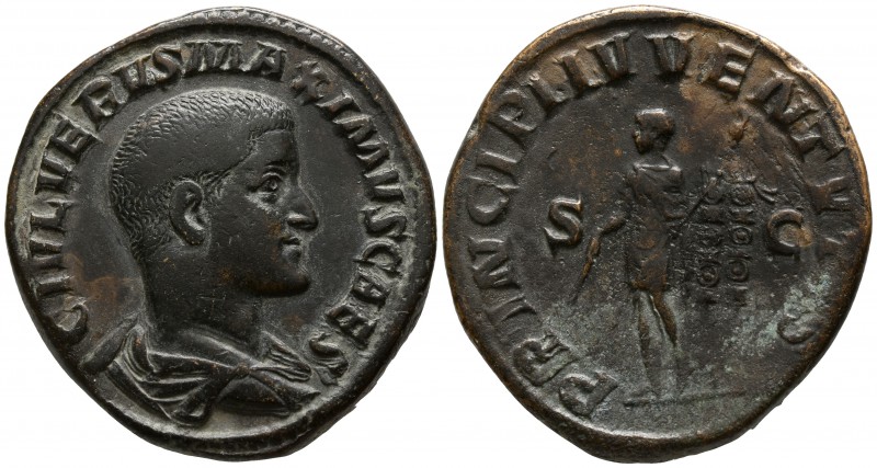 Maximus AD 236-238. Rome
Sestertius Æ

30mm., 22,89g.

C IVL VERVS MAXIMVS ...