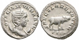 Otacilia Severa AD 244-249. Rome. Denarius AR