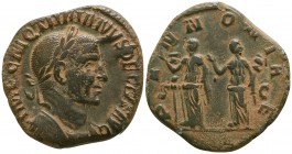 Traianus Decius AD 249-251. Rome. Sestertius Æ