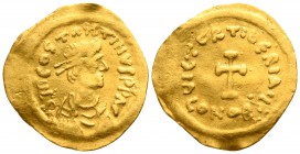 Tiberius II Constantine AD 578-582. Constantinople. Tremissis AV