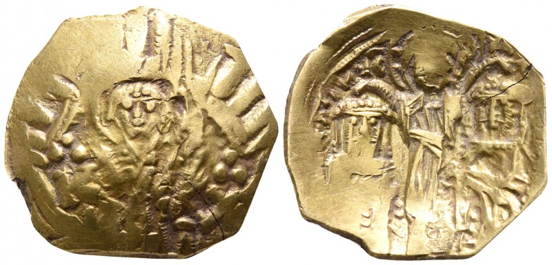 Andronicus II with Andronicus III. AD 1325-1328. Constantinople
Hyperpyron AV
...