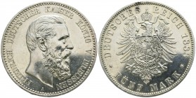 Germany. Preußen, Berlin. Friedrich III AD 1888. 5 Mark AR