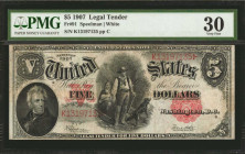 Legal Tender Notes

Fr. 91. 1907 $5 Legal Tender Note. PMG Very Fine 30.

A Very Fine example of this 1907 Wood Chopper Legal Tender Note.

Esti...