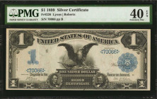 Silver Certificates

Fr. 226. 1899 $1 Silver Certificate. PMG Extremely Fine 40 EPQ.

A mid-grade offering of this popular Silver Certificate, whi...