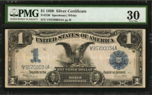 Silver Certificates

Fr. 236. 1899 $1 Silver Certificate. PMG Very Fine 30.

This popular Silver Certificate type is found in a Very Fine grade.
...