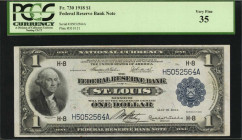 Federal Reserve Bank Notes

Fr. 730. 1918 $1 Federal Reserve Bank Note. St. Louis. PCGS Currency Very Fine 35.

A Very Fine offering of this St. L...