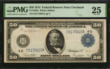 Federal Reserve Notes

Fr. 1039a. 1914 $50 Federal Reserve Note. Cleveland. PMG Very Fine 25.

A Very Fine offering of this Cleveland $50 FRN.

...