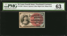 Fourth Issue

Fr. 1259. 10 Cent. Fourth Issue. PMG Choice Uncirculated 63.

Blue right end. 40mm seal.

Estimate: $80.00 - $120.00
