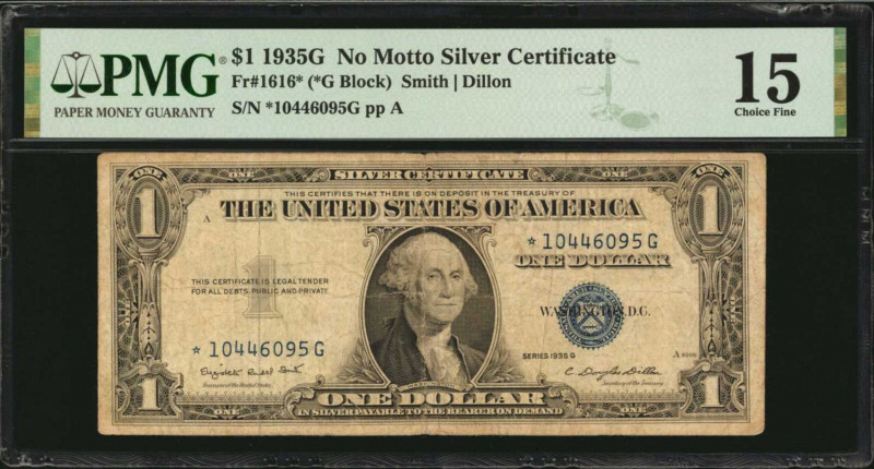 Silver Certificates

Lot of (4) Fr. 1608*, 1616*& 1620. 1935A to 1957A $1 Silv...