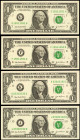 Federal Reserve Notes

Lot of (4) Fr. 1930. 2003A $1 Federal Reserve Notes. Uncirculated. Radar/Repeater Serial Numbers.

Included in this lot are...