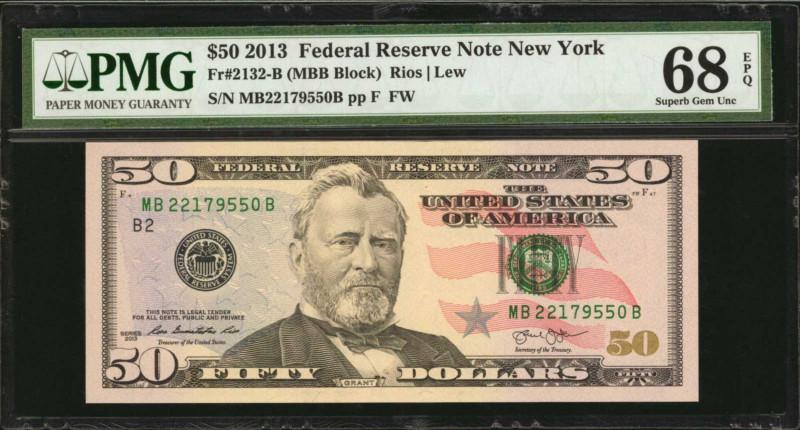 Federal Reserve Notes

Lot of (5) Fr. 2132-B, 2132-F, 2132-G & 2132-L. 2013 $5...