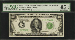 Federal Reserve Notes

Fr. 2151-E. 1928A $100 Federal Reserve Note. Richmond. PMG Gem Uncirculated 65 EPQ.

This Series of 1928A $100 is found in ...