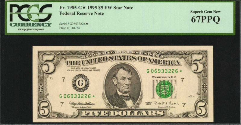 Federal Reserve Notes

Lot of (7) 1976 to 2003A $1 to $5 Federal Reserve Notes...