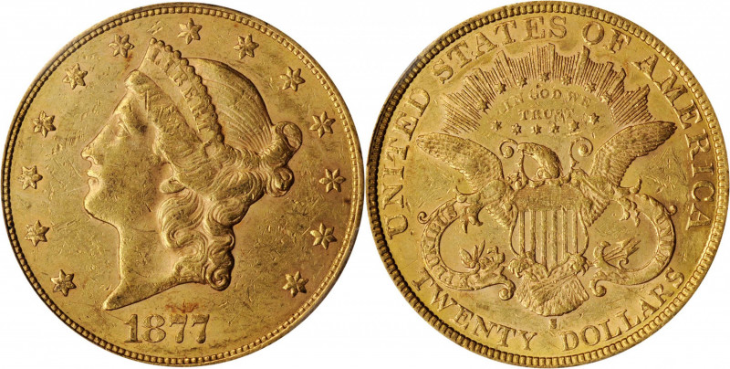 Liberty Head Double Eagle

Lot of (4) 1877-S Liberty Head Double Eagles. AU-55...