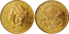 Liberty Head Double Eagle

1878-S Liberty Head Double Eagle. AU-58 (PCGS).

PCGS# 8987. NGC ID: 26B5.

Estimate: $1800