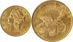 Liberty Head Double Eagle

Lot of (5) 1879-S Liberty Head Double Eagles. MS-60 (PCGS).

PCGS# 8991. NGC ID: 26B9.

Estimate: $9000