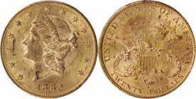 Liberty Head Double Eagle

Lot of (4) 1882-S Liberty Head Double Eagles. MS-60 (PCGS).

PCGS# 8998. NGC ID: 26BG.

Estimate: $7200
