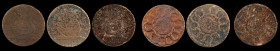 Fugio Copper

Lot of (3) 1787 Fugio Coppers.

All examples are heavily worn with extensive corrosion.

Estimate: $100