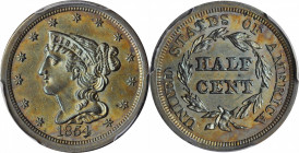 Braided Hair Half Cent

1854 Braided Hair Half Cent. Unc Details--Cleaned (PCGS).

PCGS# 1230. NGC ID: 26YY.

Estimate: $100
