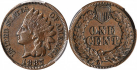 Indian Cent

1887 Indian Cent. Snow-1, FS-101. Doubled Die Obverse. VF-35 (PCGS).

PCGS# 37528. NGC ID: 228F.

Estimate: $300