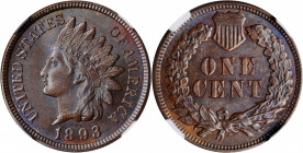Indian Cent

1893 Indian Cent. MS-65+ BN (NGC).

PCGS# 2184. NGC ID: 228M.

Estimate: $150