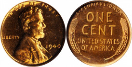 Lincoln Cent

1940 Lincoln Cent. Proof-65 RD (NGC).

PCGS# 3347. NGC ID: 22L7.

Estimate: $100