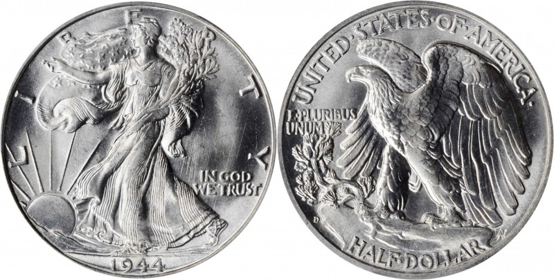 Walking Liberty Half Dollar

1944-D Walking Liberty Half Dollar. MS-66 (PCGS)....