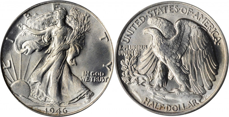 Walking Liberty Half Dollar

1946 Walking Liberty Half Dollar. MS-66 (PCGS).
...