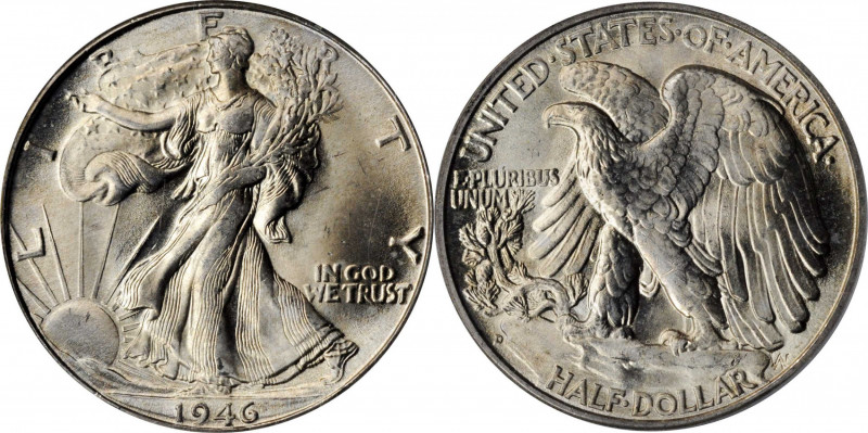 Walking Liberty Half Dollar

1946-D Walking Liberty Half Dollar. MS-65 (PCGS)....