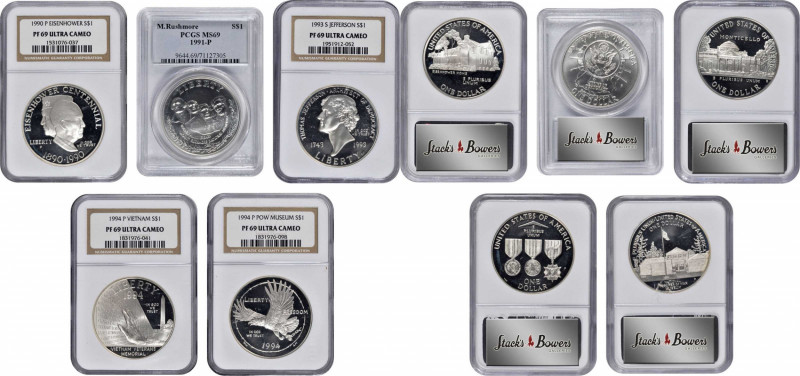 Miscellaneous Modern Commemorative Coins

Lot of (5) Certified Modern Commemor...