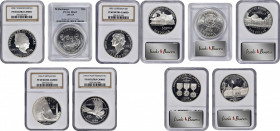 Miscellaneous Modern Commemorative Coins

Lot of (5) Certified Modern Commemorative Silver Dollars.

Included are: 1990-P Eisenhower Centennial, P...