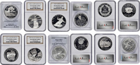 Miscellaneous Modern Commemorative Coins

Lot of (6) Certified Modern Commemorative Silver Dollars.

Included are: "1991-1995" (1993)-W 50th Anniv...