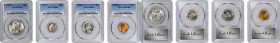 Year Sets

Year Set of Mint State 1949-S Coinage. (PCGS).

All examples are individually graded and encapsulated. Included are: Lincoln cent, MS-6...