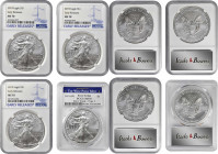 Silver Eagle

Lot of (4) Certified Silver Eagles. MS-70.

Included are: (3) 2019 Early Releases (NGC); and 2021-(W) Type I, First Strike (PCGS).
...