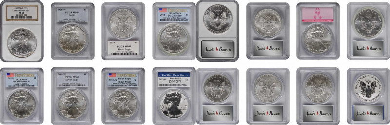 Silver Eagle

Lot of (8) Certified Silver Eagles.

Included are: 2000 Millen...