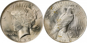 Mint Errors

1923 Peace Silver Dollar--Obverse Lamination--MS-64 (NGC).

Estimate: $50