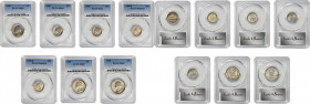 Miscellaneous U.S. Coins

Lot of (7) Gem Mint State 1948-Dated Silver Coins. (PCGS).

Included are: Jefferson Nickel: 1948 MS-65; Roosevelt Dimes:...