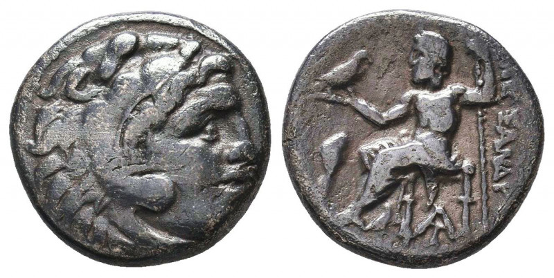 KINGS OF GALATIA. Amyntas (39-25 BC). Ae.
Obv: Head of Herakles right, club ove...