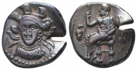 Sinope , Paphlagonia. AR Drachm , c. 410-350 BC.
Condition: Very Fine

Weight: 9.9 gr
Diameter: 22 mm