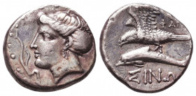 Sinope , Paphlagonia. AR Drachm , c. 410-350 BC.
Condition: Very Fine

Weight: 6.0 gr
Diameter: 19 mm