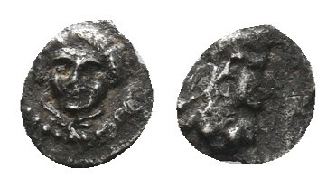 Greek AR Silver Obol, Ca. 350-300 BC. 
Condition: Very Fine

Weight: 0.1 gr
...